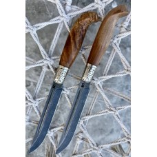 85.Р-Ніж "Фінка" №9 Дамаська сталь. 85.Р-Ніж "Фінка" №9 Дамаська сталь.